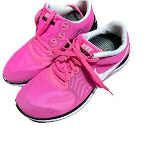 Nike Free 4.0 Flyknit Pink Running Sneaker Women’s Size 8
